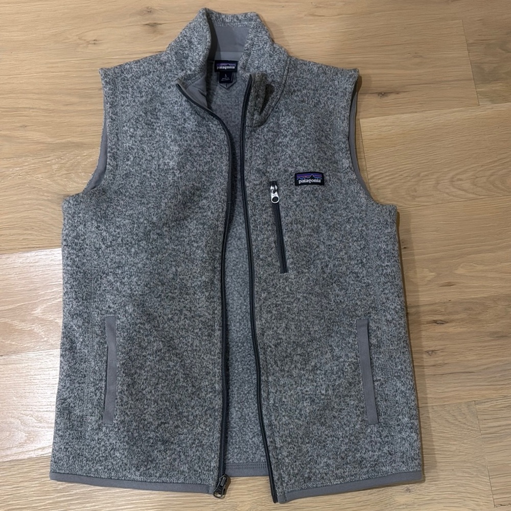 Patagonia Heather boys Vest. Size large. Excellent condition